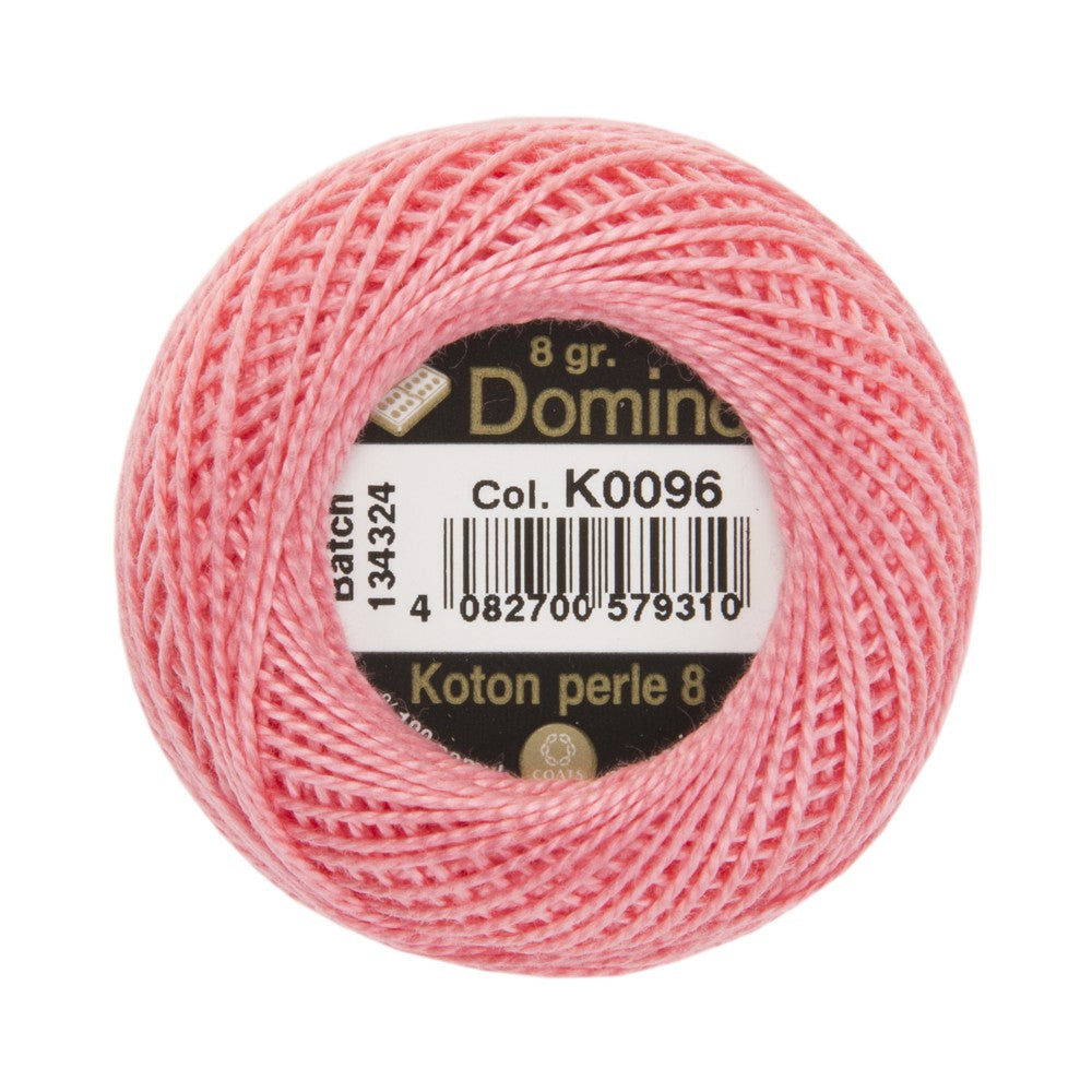 Domino Koton Perle 8gr Pembe No:8 Nakış İpliği - K0096